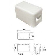 BTP01-WH ปลอกพลาสติกรับคานเตียงสีขาว อุปกรณ์เตียง Bed Fittings