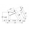 SCB28-BL อุปกรณ์ปรับระดับพนักพิง(รุ่นสี่เหลี่ยม) อุปกรณ์เตียง Bed Fittings